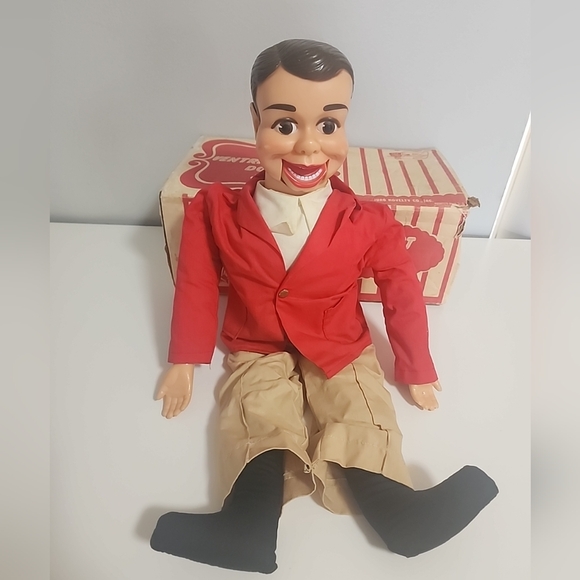 Vintage 1967 Ricky Little Ventriloquist Dummy/Doll In Original Box, made by Juro - Picture 1 of 15